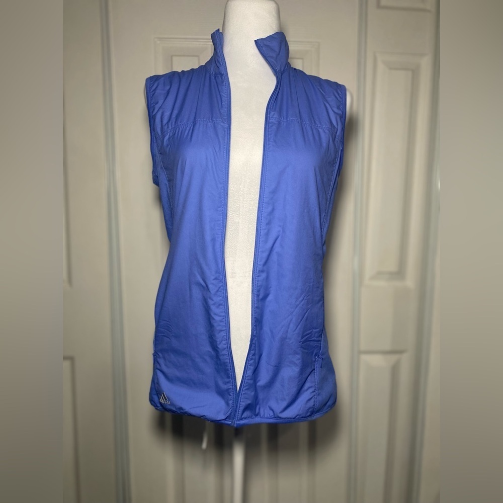 Adidas Blue Loose Quarter Zip Vest - Picture 5 of 9